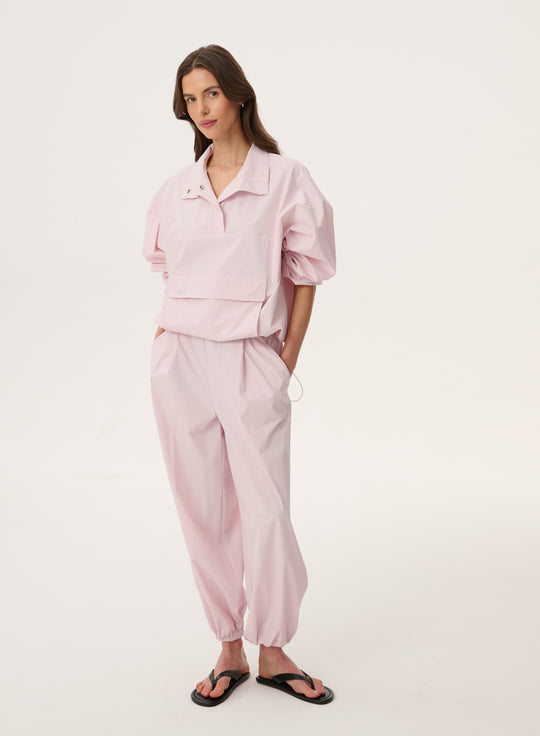 Pink shell suit bottoms with elasticated cuffs - Lenny