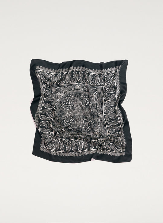 Bandana Jedwabna Czarna