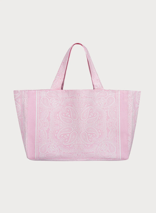 Pink cotton shopper bag - Capri