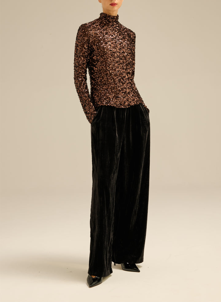 Водолазка Zoe з блискітками