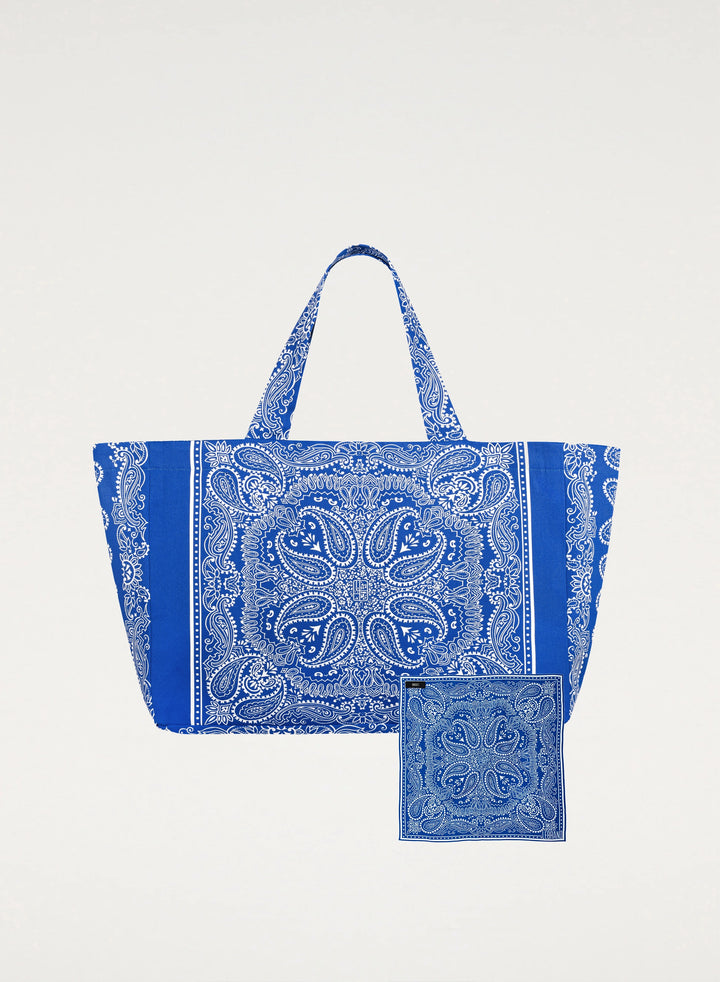 Mini Bandana and Cornflower Blue Shopper Bag Set