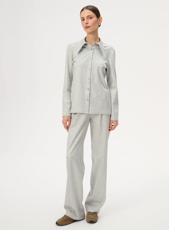 Grey fitted shirt - Gwyneth