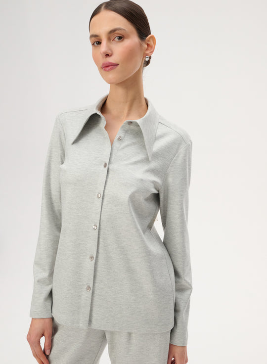 Grey fitted shirt - Gwyneth