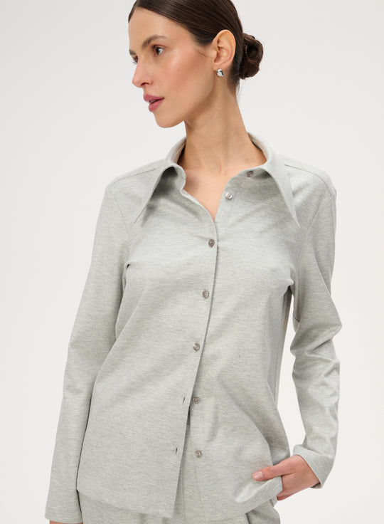 Grey fitted shirt - Gwyneth