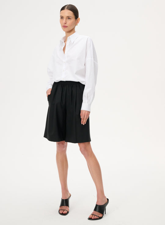 Oversize cotton shirt in white - Meryl