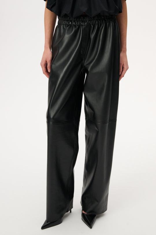 Oversized Leather Trousers - Parker