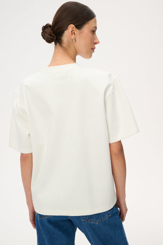 Loose-fitting white T-shirt - Tate