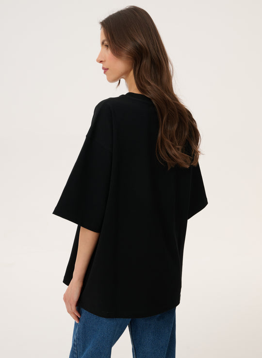 Black oversized t-shirt - Weston