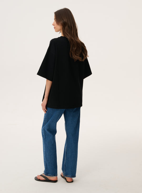 Black oversized t-shirt - Weston
