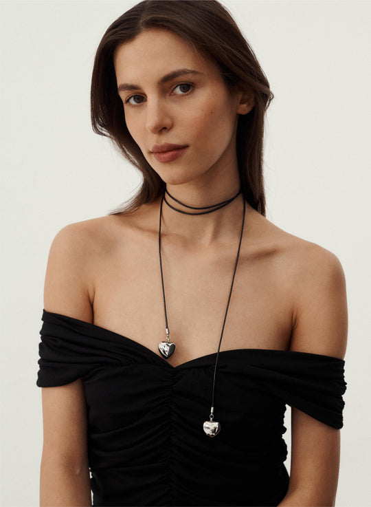 Choker Carrie Srebrny