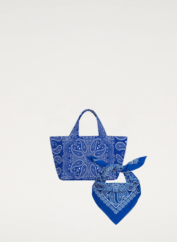 Zestaw Bandana i Shopper Mia Chabrowa