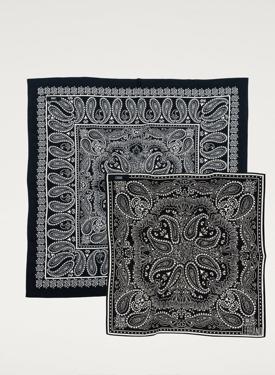Black Bandana Set