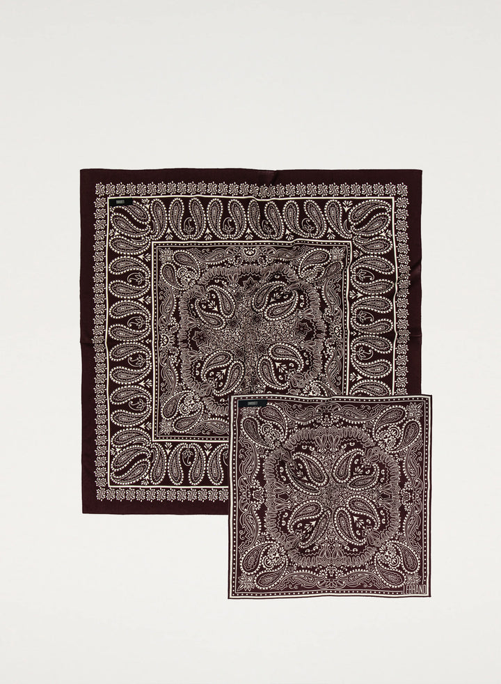 Burgundy Bandana Set
