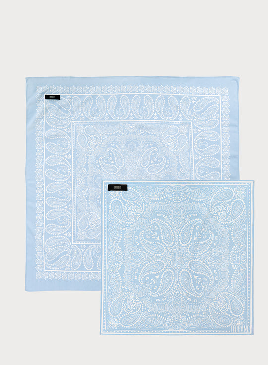 Light Blue Bandana Set